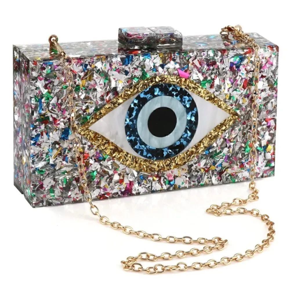 Eye Galaxy Acrylic Purse 